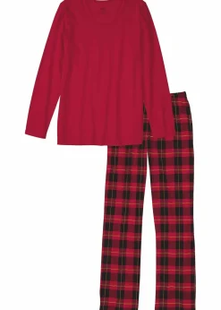 Damen bonprix Nachhaltigere Materialien|Nachtwäsche|Pyjama aus reiner Bio-Baumwolle