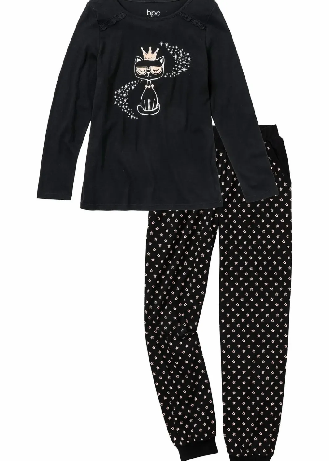 Online Pyjama aus reiner Bio-Baumwolle Damen Wäsche·Nachtwäsche|Nachhaltigere Materialien