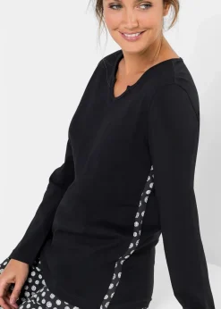 Damen bonprix Wäsche·Nachtwäsche|Nachhaltigere Materialien|Pyjama aus reiner Bio-Baumwolle