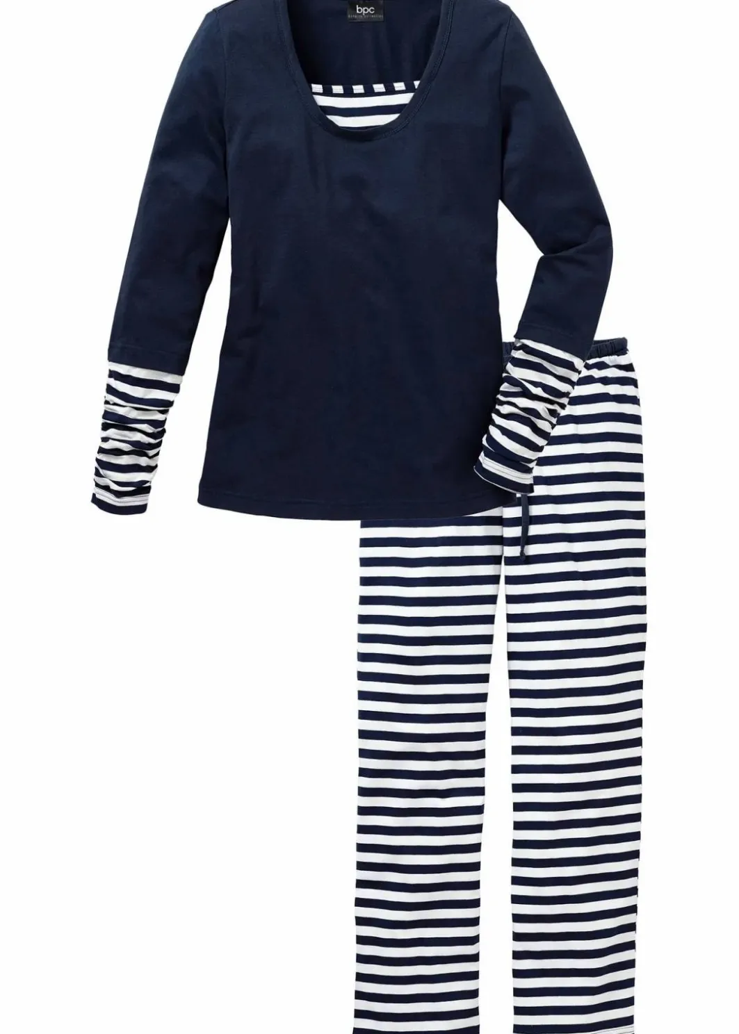 Online Pyjama aus reiner Bio-Baumwolle Damen Wäsche·Nachtwäsche|Nachhaltigere Materialien