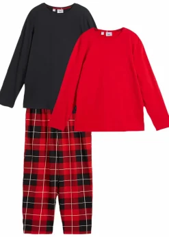 Sale Pyjama aus reiner Bio-Baumwolle (3-tlg. Set) Kinder Jungen·Nachtwäsche|Mädchen·Nachtwäsche