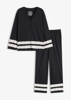 New Pyjama aus softem Viskose-Mix Damen Wäsche·Nachtwäsche|Nachtwäsche