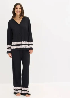 New Pyjama aus softem Viskose-Mix Damen Wäsche·Nachtwäsche|Nachtwäsche