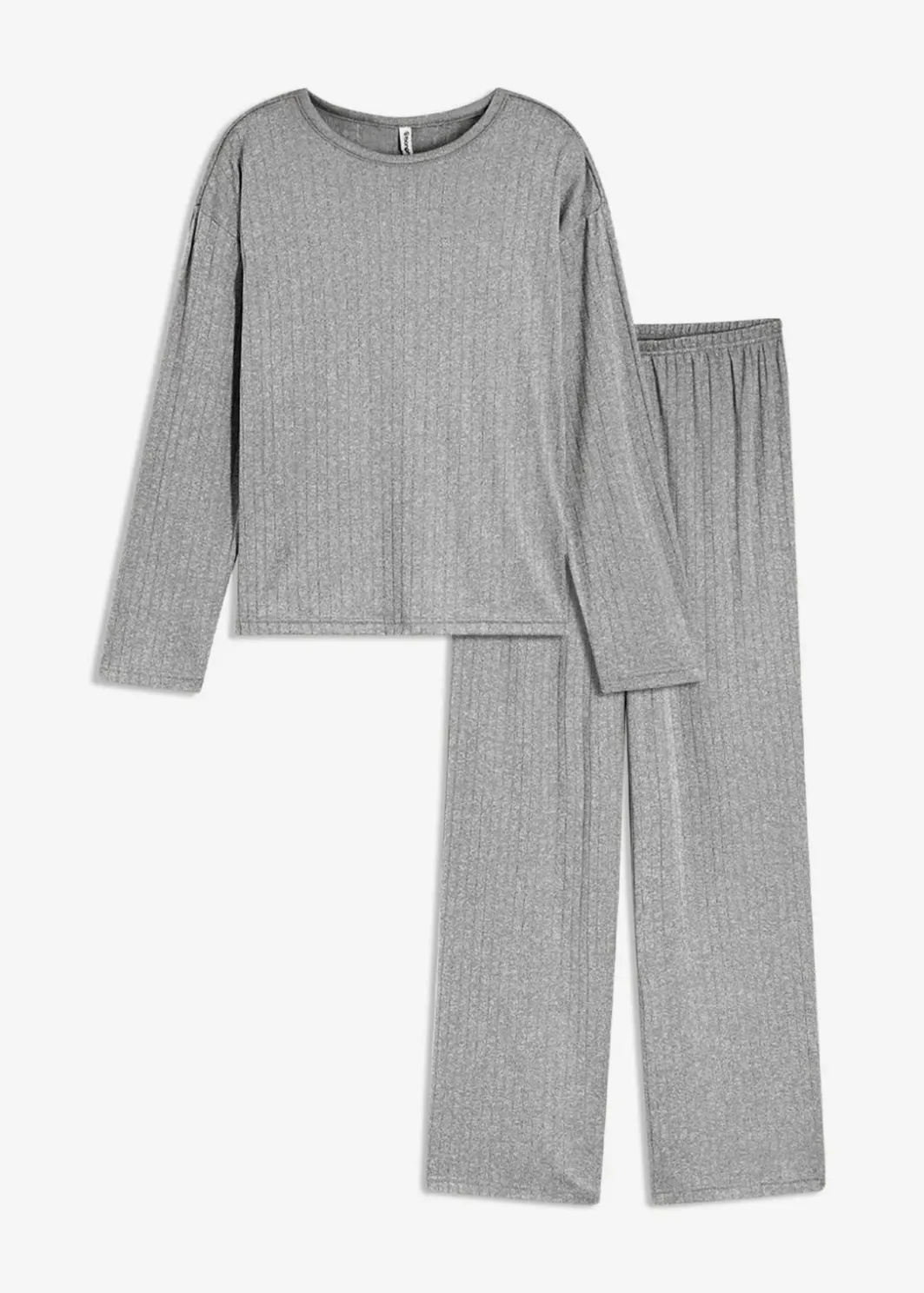 Outlet Pyjama aus weichem Pointelle-Jersey Damen Wäsche·Nachtwäsche|Nachtwäsche