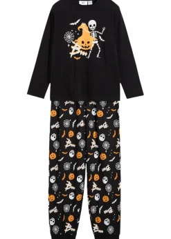 Kinder bonprix Jungen·Nachtwäsche|Mädchen·Nachtwäsche|Pyjama aus weicher Baumwolle (2-tlg. Set)