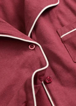 Pyjama aus weicher Baumwolle mit Knopfleiste Damen Wäsche·Nachtwäsche|Nachtwäsche