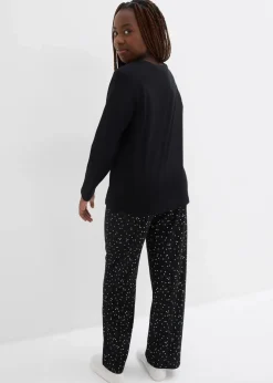 New Pyjama aus weicher Baumwolle mit Glitzerdruck Kinder Jungen·Nachtwäsche|Mädchen·Nachtwäsche