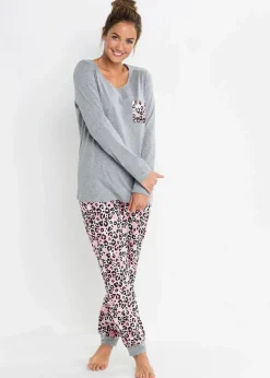 Pyjama mit Bio-Baumwolle Damen Wäsche·Nachtwäsche|Nachhaltigere Materialien