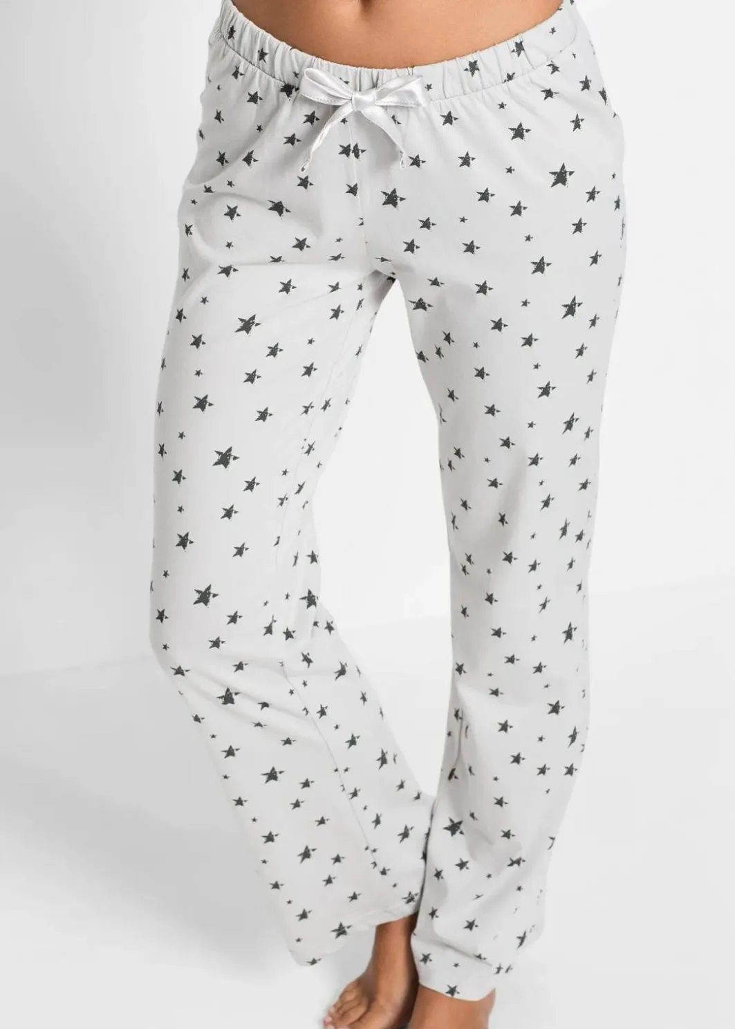 Damen bonprix Wäsche·Nachtwäsche|Nachhaltigere Materialien|Pyjama mit Bio-Baumwolle