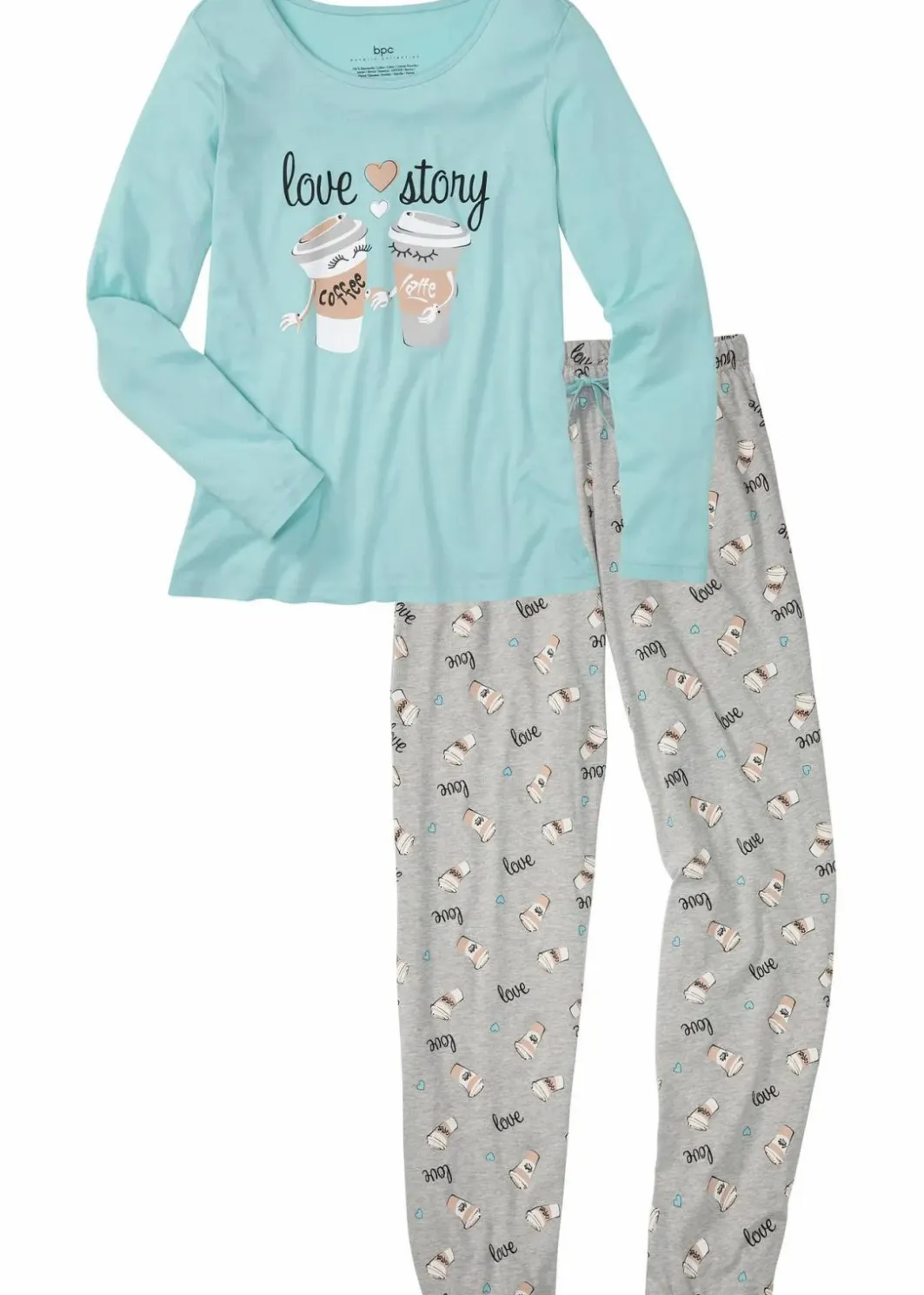 Best Pyjama mit Bio-Baumwolle Damen Wäsche·Nachtwäsche|Nachhaltigere Materialien