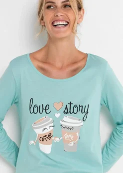 Best Pyjama mit Bio-Baumwolle Damen Wäsche·Nachtwäsche|Nachhaltigere Materialien