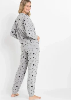 Damen bonprix Wäsche·Nachtwäsche|Nachhaltigere Materialien|Pyjama mit Bio-Baumwolle