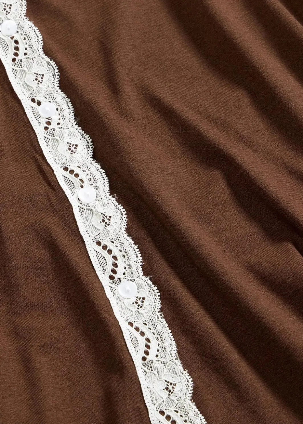 New Pyjama mit Knopfleiste Damen Nachhaltigere Materialien|Nachtwäsche