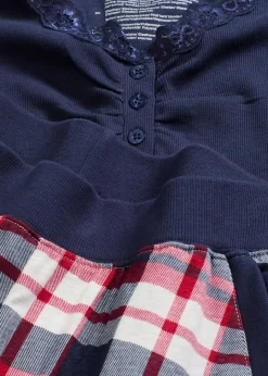 Best Pyjama mit Rippshirt und Knopfleiste Damen Wäsche·Nachtwäsche|Nachtwäsche