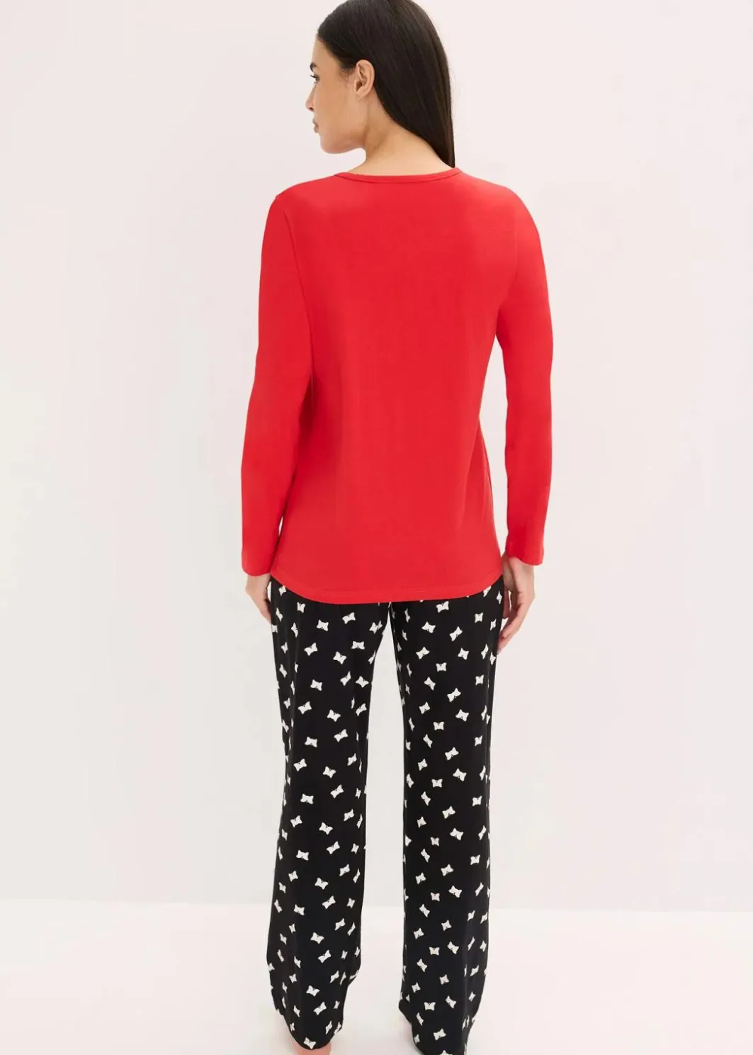 Damen bonprix Wäsche·Nachtwäsche|Nachhaltigere Materialien|Pyjama mit Schlafmaske