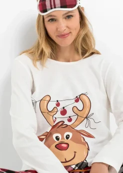 Damen bonprix Wäsche·Nachtwäsche|Nachhaltigere Materialien|Pyjama mit Schlafmaske