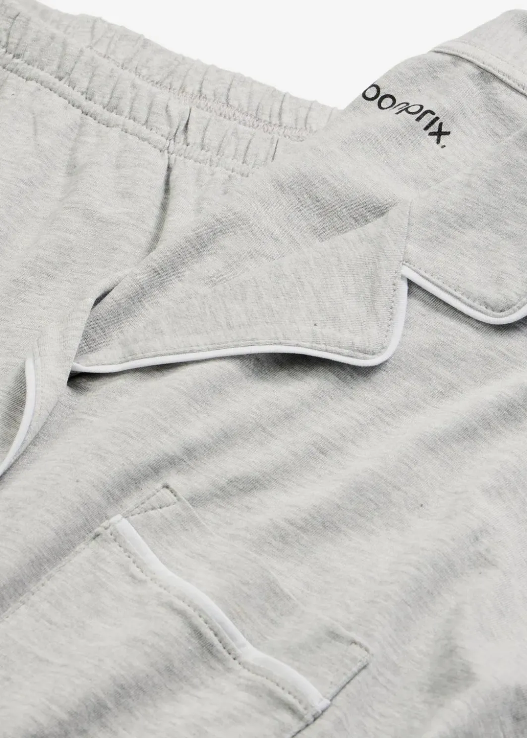 Pyjama mit Viskose und Knopfleiste Damen Wäsche·Nachtwäsche|Nachtwäsche