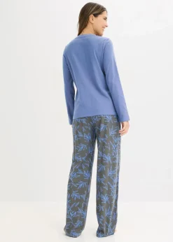 Sale Pyjama (3-tlg.Set) aus reiner Baumwolle Damen Wäsche·Nachtwäsche|Nachtwäsche