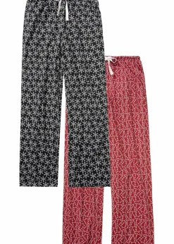 Best Pyjamahose aus reiner Bio-Baumwolle (2er Pack) Damen Wäsche·Nachtwäsche|Nachhaltigere Materialien