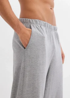 Herren bonprix Pyjamas|Große Größen|Pyjamahosen aus Jersey (2er Pack)
