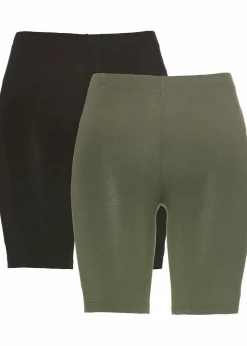 Damen bonprix Hosen|Basics|Radlerhose (2er Pack)