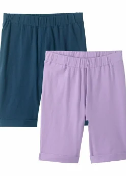 Kinder bonprix Mädchen 9-16 Jahre·Mehrfachpacks|Mädchen 2-8 Jahre·Nachhaltigere Materialien|Radlerhose mit Bio-Baumwolle (2er Pack)