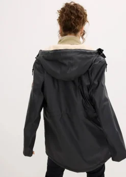 Hot Regenjacke mit Teddyfutter Damen Bekleidung·Hosen|Jacken & Mäntel