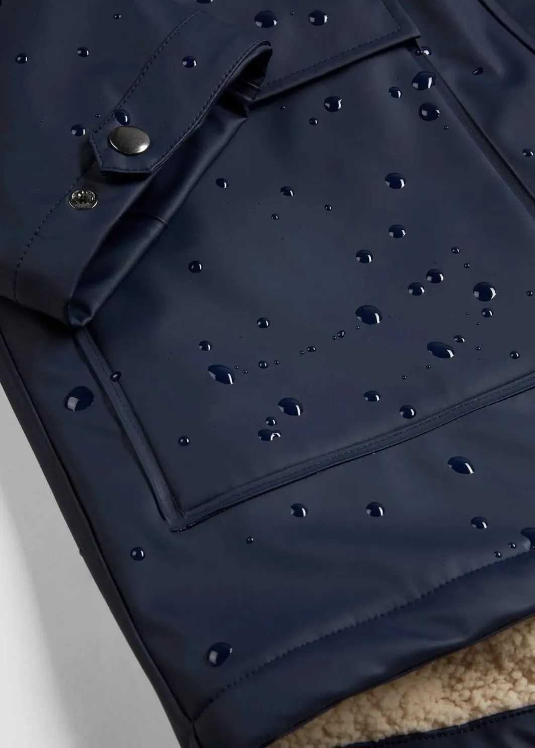 Damen bonprix Jacken & Mäntel|Bekleidung·Hosen|Regenjacke mit Teddyfutter