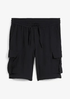 Herren bonprix Hosen|Shorts|Regular Fit Bermuda aus luftigem Musselin