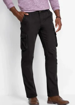 Regular Fit Cargohose aus reiner Baumwolle mit Komfortschnitt, Straight Herren Große Größen|Hosen