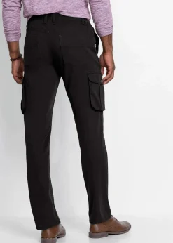 Regular Fit Cargohose aus reiner Baumwolle mit Komfortschnitt, Straight Herren Große Größen|Hosen