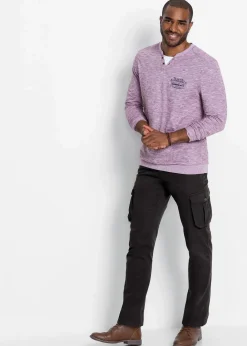 Regular Fit Cargohose aus reiner Baumwolle mit Komfortschnitt, Straight Herren Große Größen|Hosen
