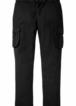 Outlet Regular Fit Cargohose aus reiner Baumwolle, Straight Herren Große Größen|Basics