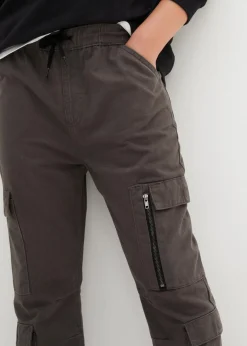 Discount Regular Fit Cargo-Schlupfhose aus reiner Baumwolle Kinder Jungen 9-16 Jahre·Hosen