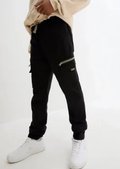 Clearance Regular Fit Cargo-Schlupfhose aus elastischen Baumwoll-Mix, Straight Kinder Jungen 9-16 Jahre·Hosen
