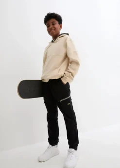 Clearance Regular Fit Cargo-Schlupfhose aus elastischen Baumwoll-Mix, Straight Kinder Jungen 9-16 Jahre·Hosen