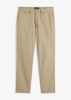Clearance Regular Fit Chinohose aus reiner Baumwolle, Straight Herren Hosen|Basics