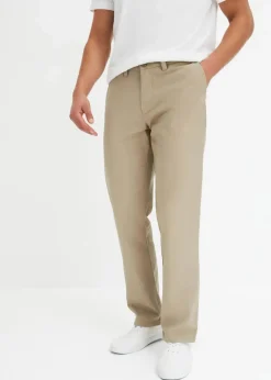 Clearance Regular Fit Chinohose aus reiner Baumwolle, Straight Herren Hosen|Basics