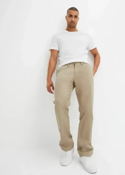 Clearance Regular Fit Chinohose aus reiner Baumwolle, Straight Herren Hosen|Basics