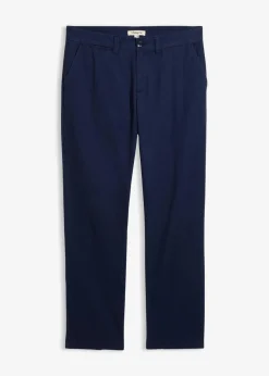Herren bonprix Hosen|Basics|Regular Fit Chinohose aus reiner Baumwolle, Straight