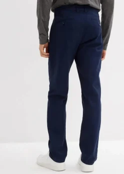 Herren bonprix Hosen|Basics|Regular Fit Chinohose aus reiner Baumwolle, Straight