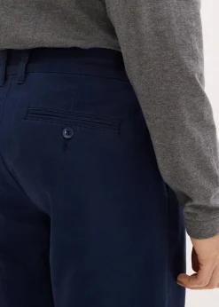 Herren bonprix Hosen|Basics|Regular Fit Chinohose aus reiner Baumwolle, Straight