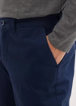 Herren bonprix Hosen|Basics|Regular Fit Chinohose aus reiner Baumwolle, Straight
