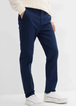 New Regular Fit Chinohose mit Thermo-Flanellfutter, Tapered Herren Große Größen|Thermobekleidung