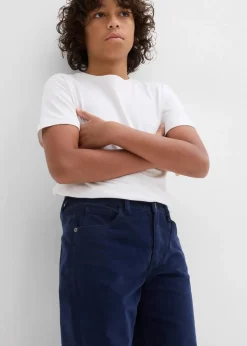 Clearance Regular Fit Cordhose aus recyclingfähigem Bio-Baumwollstretch, Straight Kinder Jungen 9-16 Jahre·Bademode|Jungen 9-16 Jahre·Hosen