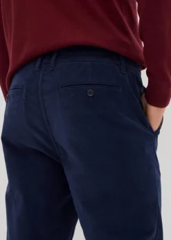 Herren bonprix Große Größen|Hosen|Regular Fit Cordhose aus recyclingfähigem Bio-Baumwollstretch, Tapered