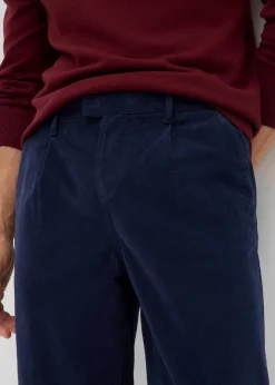 Herren bonprix Große Größen|Hosen|Regular Fit Cordhose aus recyclingfähigem Bio-Baumwollstretch, Tapered