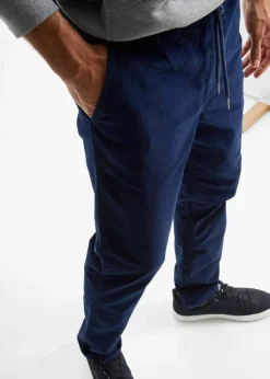 Herren bonprix Hosen|Große Größen|Regular Fit Cord-Schlupfhose, Straight