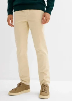 Herren bonprix Große Größen|Hosen|Regular Fit Cord-Schlupfhose, Straight