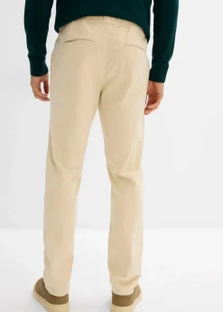 Herren bonprix Große Größen|Hosen|Regular Fit Cord-Schlupfhose, Straight